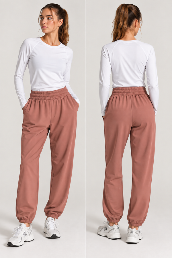 NEW MAGIC-FIT Quick Dry Eşofman Altı Lastikli - Gül Kurusu