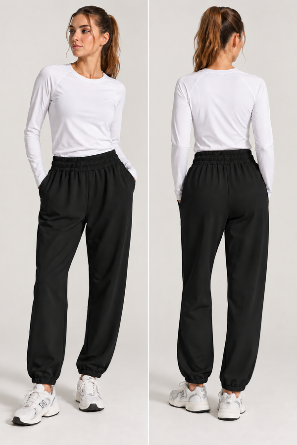 NEW MAGIC-FIT Quick Dry Eşofman Altı Lastikli - Siyah